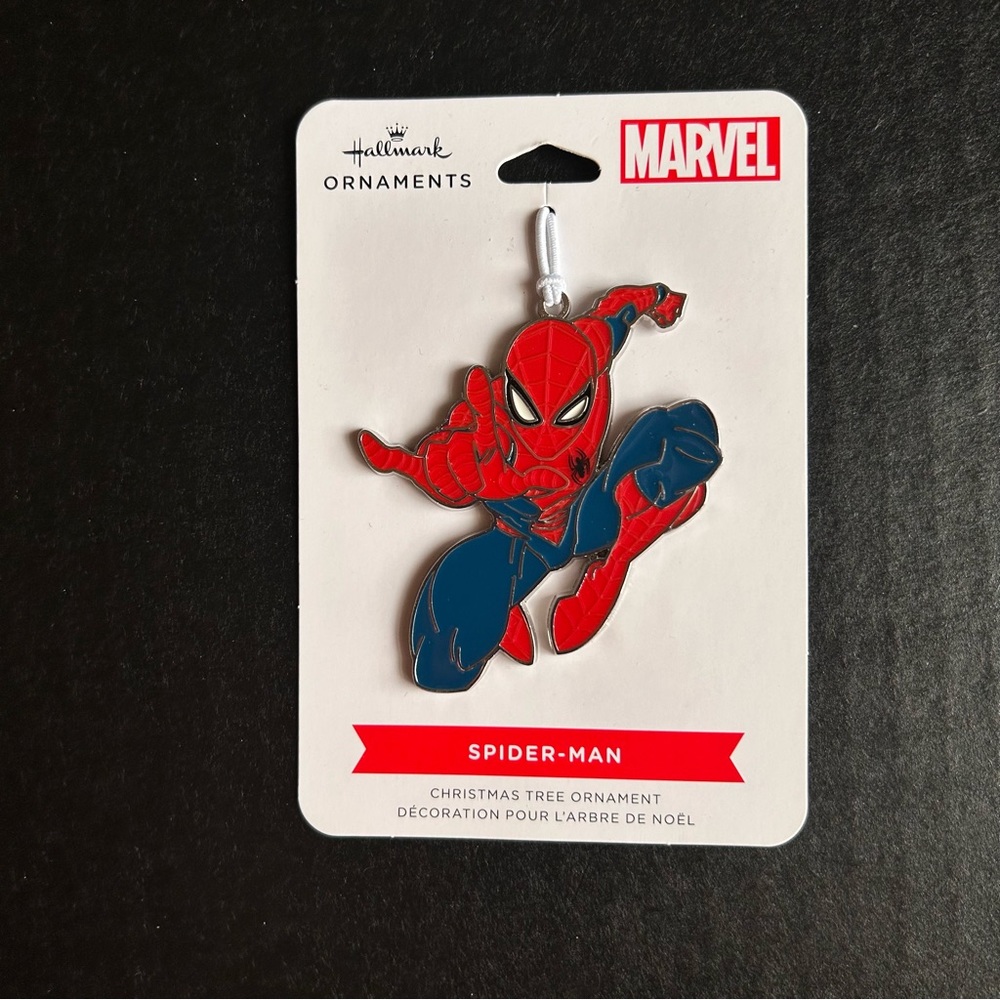 Marvel Spider-Man Hallmark Christmas Tree Ornament Hanging Holiday Superhero